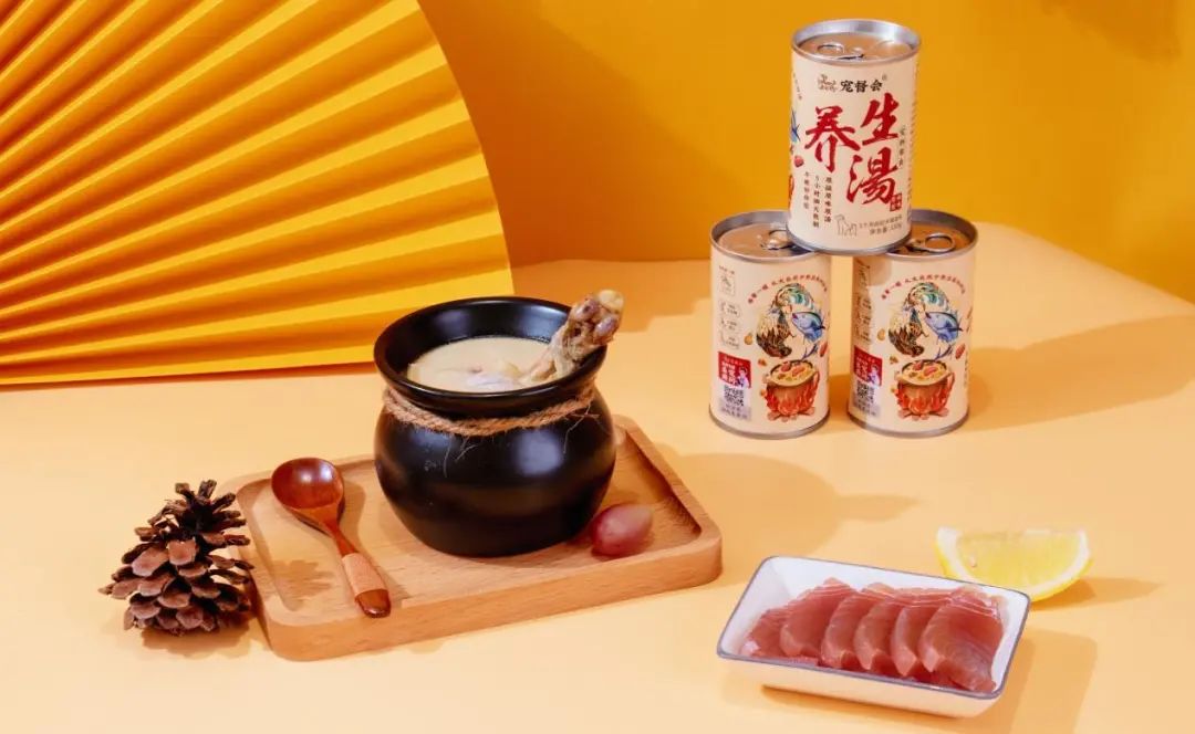 督會推出“養生湯”濃湯罐頭，旨在為犬貓補充水分